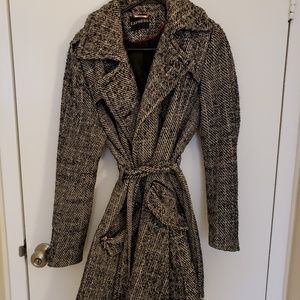Express wool blend coat